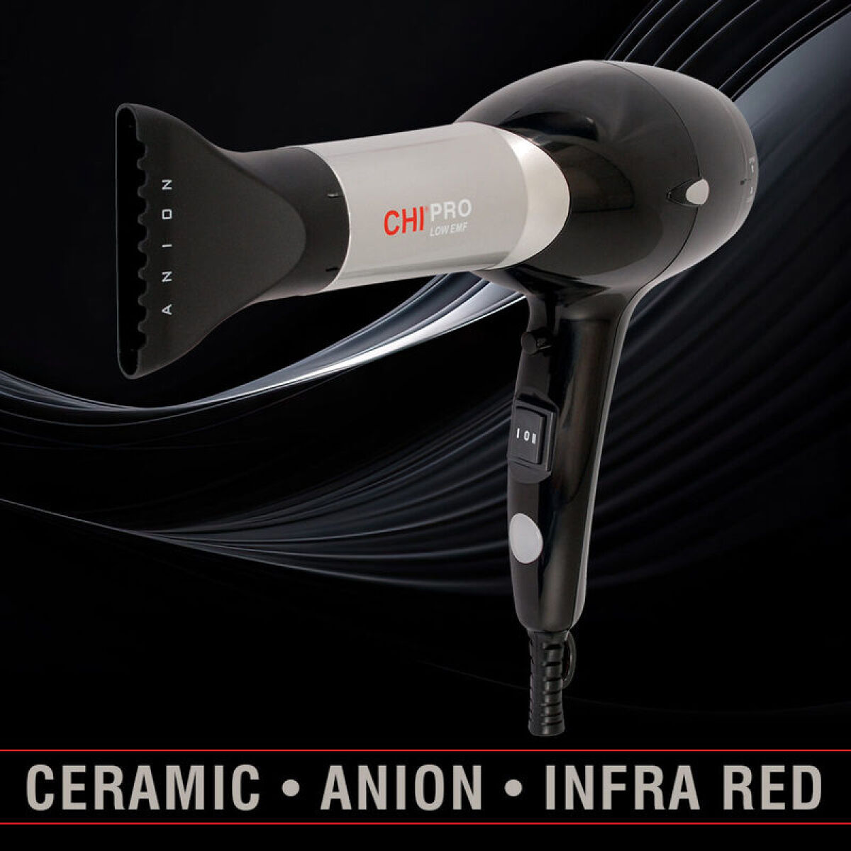 CHI Pro Ceramic Black Dryer