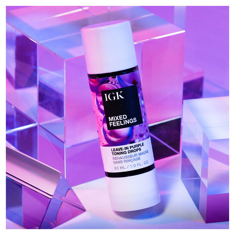 IGK Mixed Feelings Leave-In Blonde Toning Drops image number 3