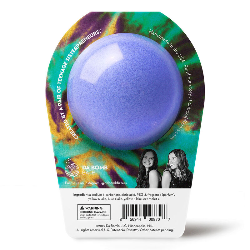 Da Bomb Bath Tie Dye Purple Bath Bomb image number 2