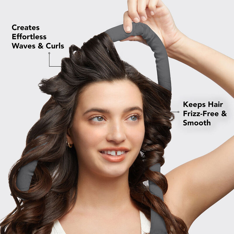 Kitsch Satin Heatless Curling Set - Charcoal image number 2