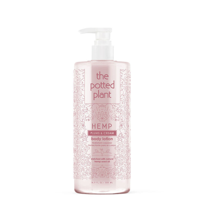 The Potted Plant Plums & Cream Hemp-Enriched Body Lotion image number 0
