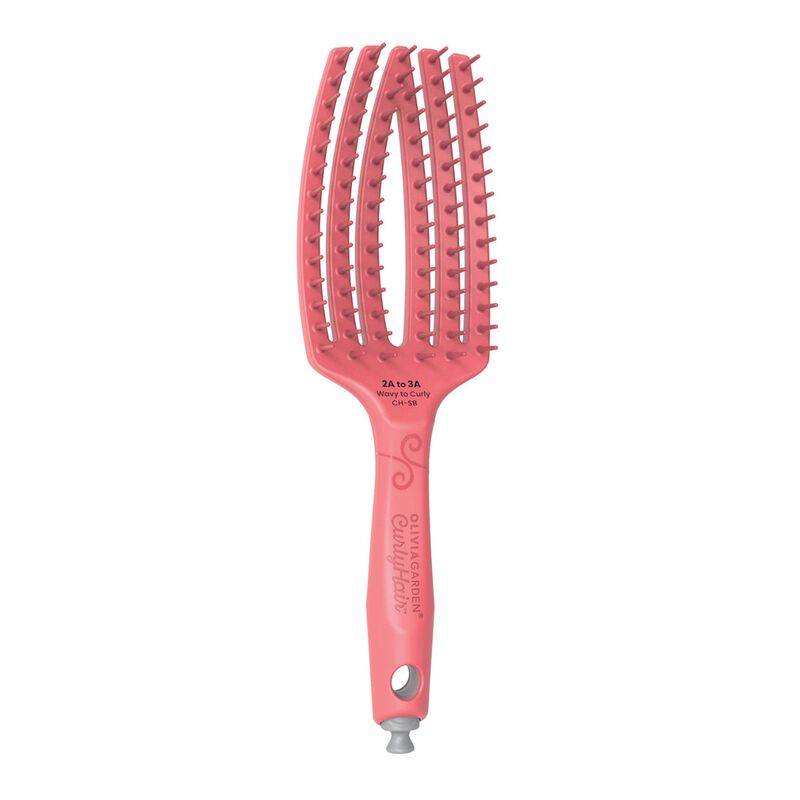 Olivia Garden CurlyHair Single Bristle Vented Brush image number 0