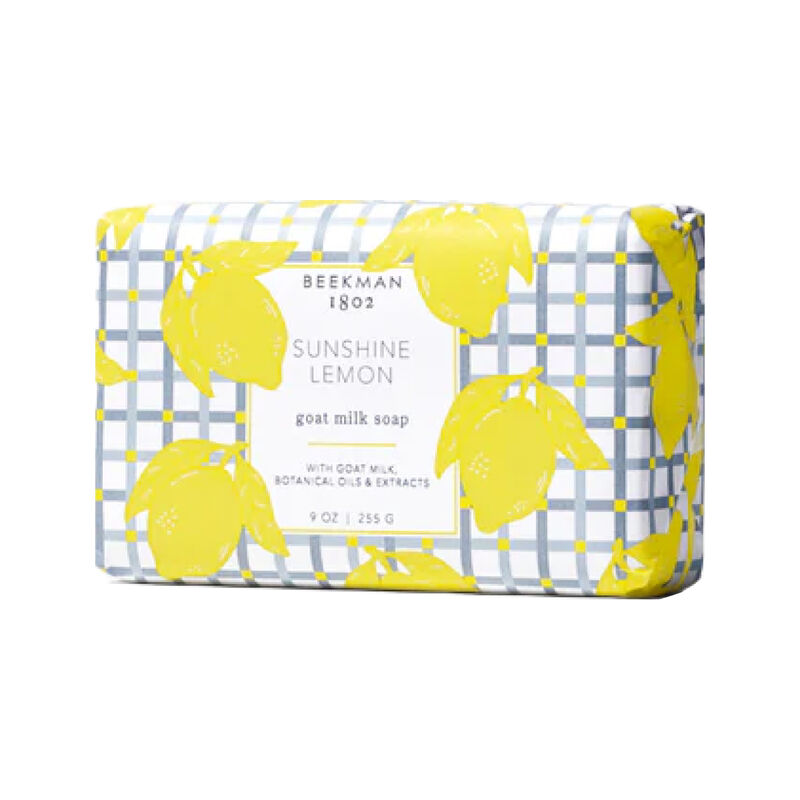Beekman 1802 Sunshine Lemon Goat Milk Bar Soap image number 0