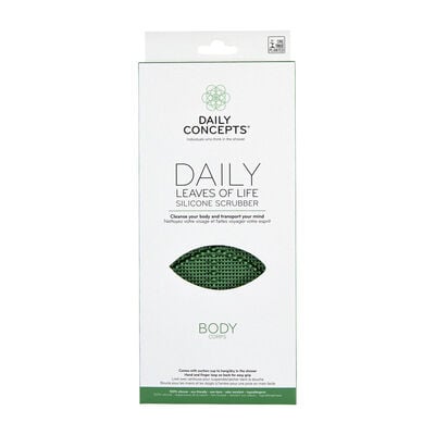 Daily Concepts Daily Leaves of Life Silicone Scrubber Body