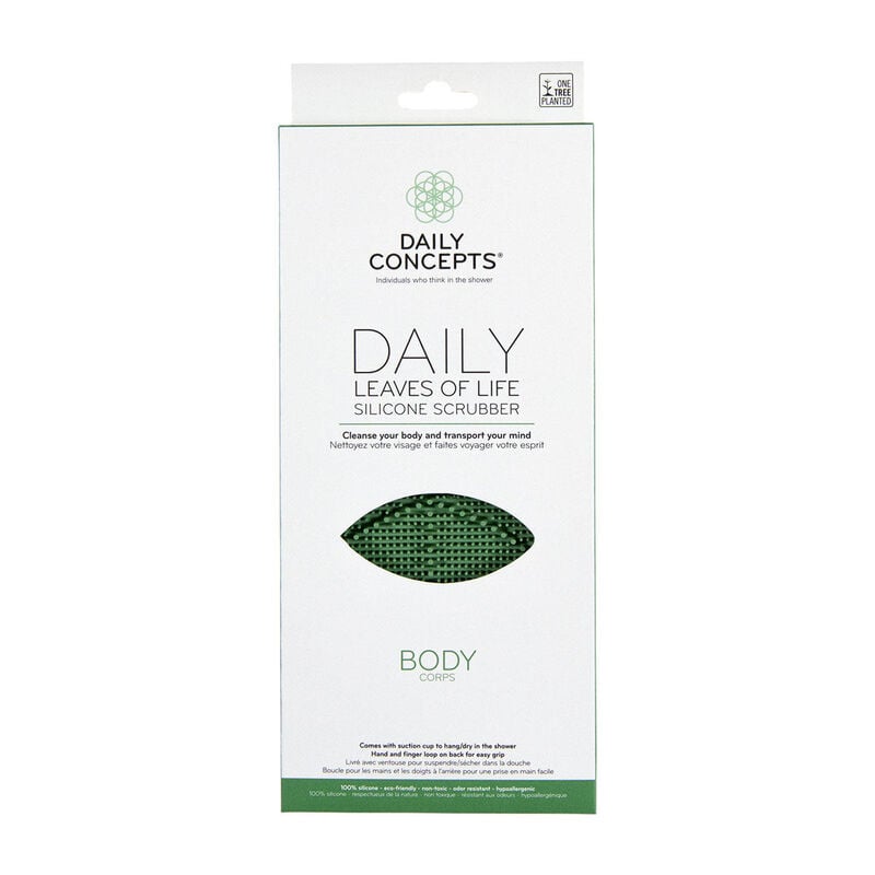 Daily Concepts Daily Leaves of Life Silicone Scrubber Body image number 1
