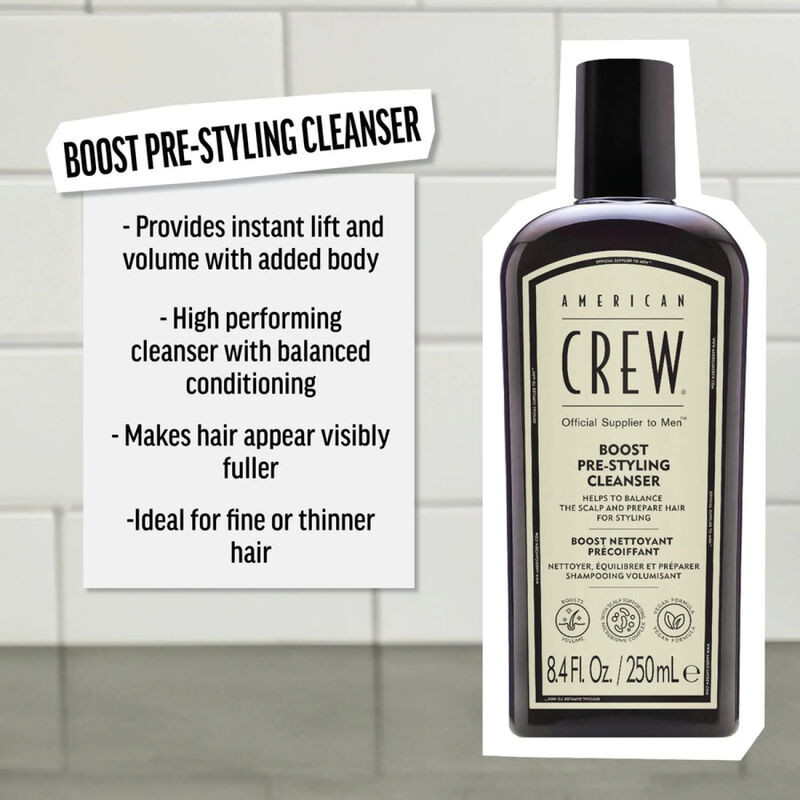 American Crew Boost Pre-Styling Shampoo image number 3