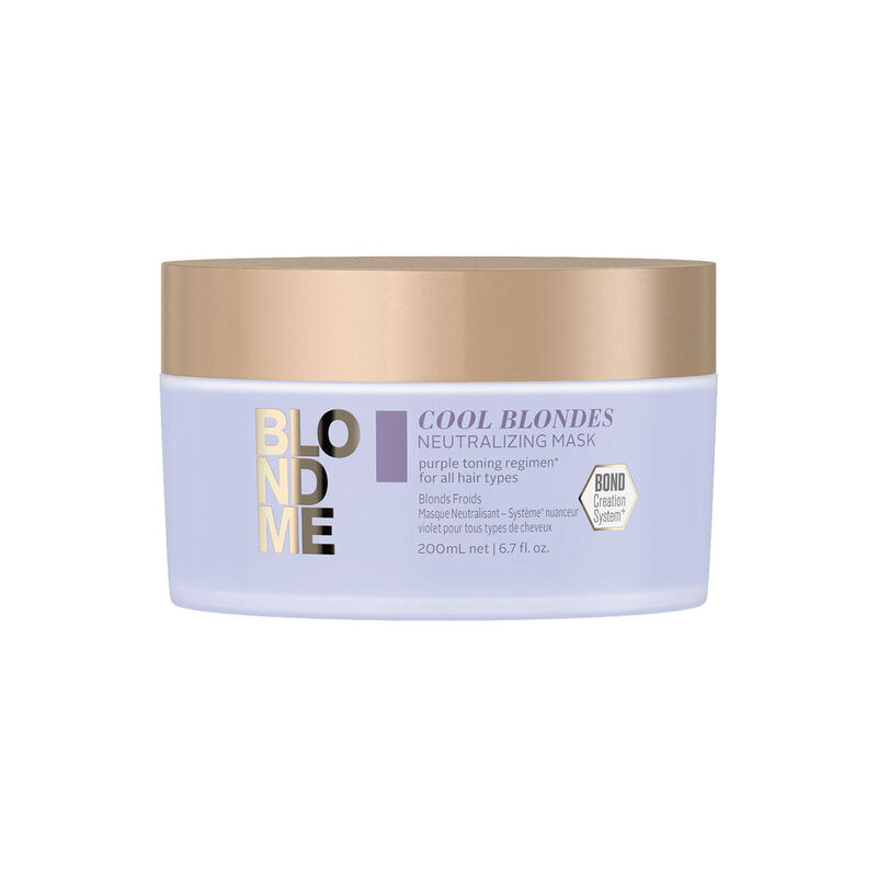 Schwarzkopf BLONDME Cool Blondes Neutralizing Mask image number 0