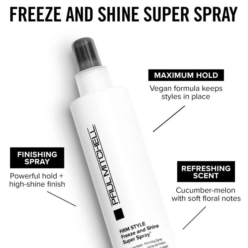 Paul Mitchell Freeze and Shine Super Spray Finishing Spray image number 2