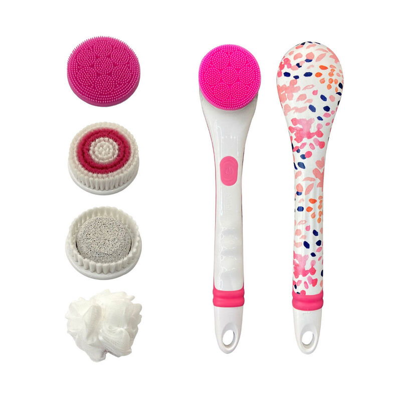 Blushly Cleansing and Exfoliating Body Brush (4 Cleansing Heads) image number 0