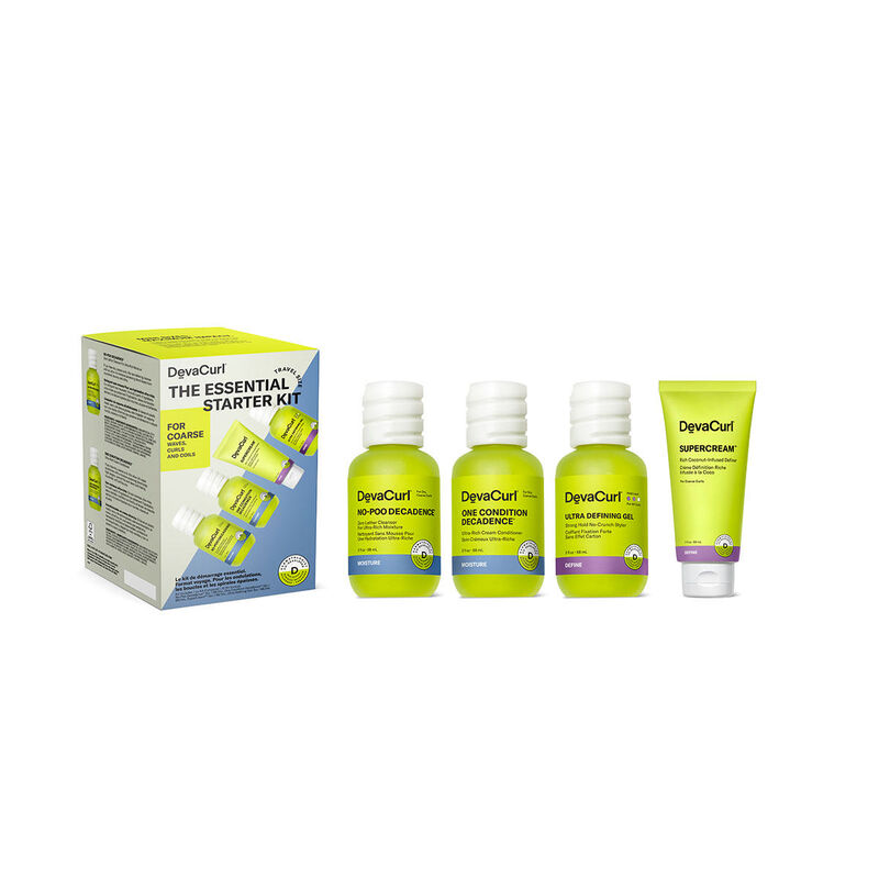 DevaCurl The Essential Starter Kit for Coarse Waves, Curls and Coils image number 0