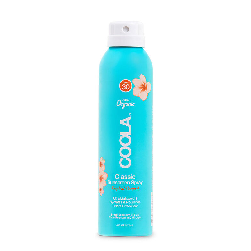 Coola Classic Body Organic Sunscreen Spray SPF 30 - Tropical Coconut image number 0