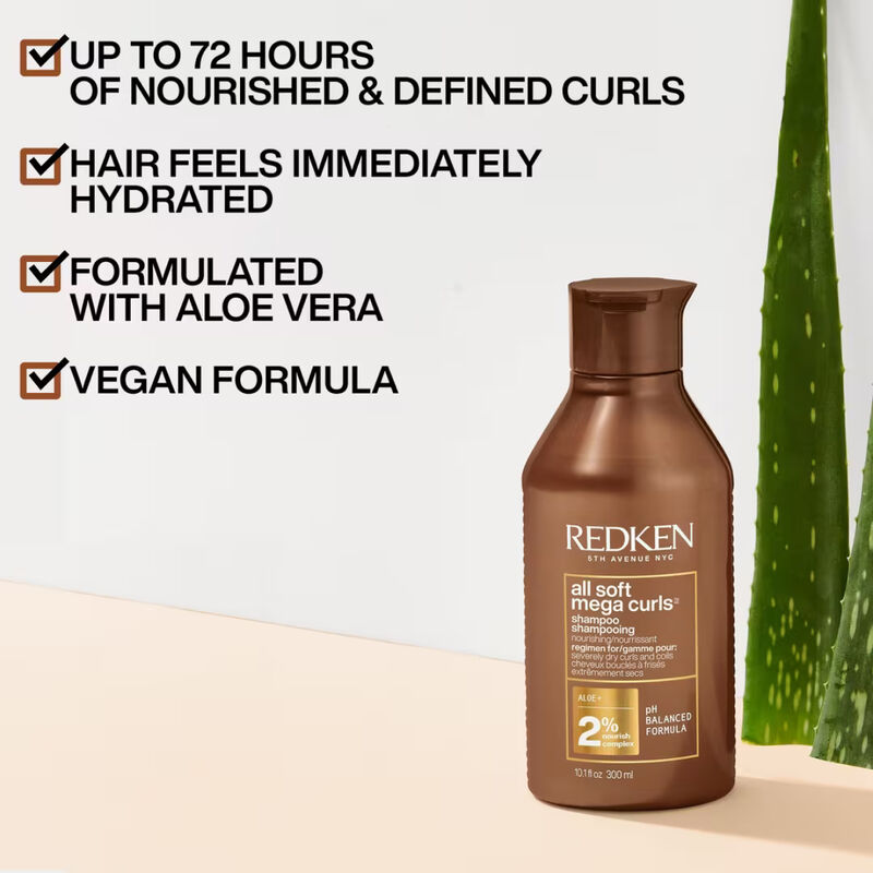 Redken All Soft Mega Curls Shampoo image number 3