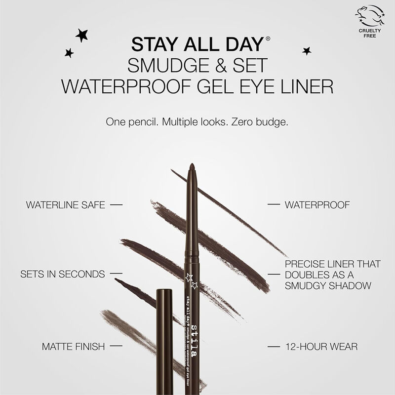 Stila Stay All Day Smudge & Set Waterproof Gel Eye Liner image number 1