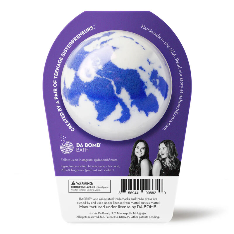 Da Bomb Bath Barbie Purple Swirl Bath Bomb image number 2