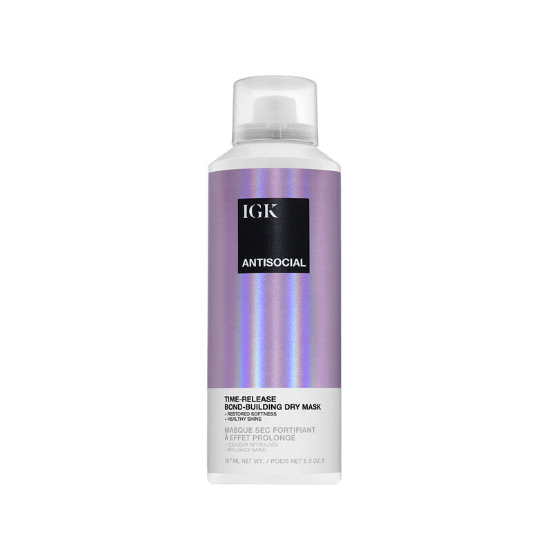 IGK Antisocial Overnight Bond-Building Dry Hair Mask image number 0