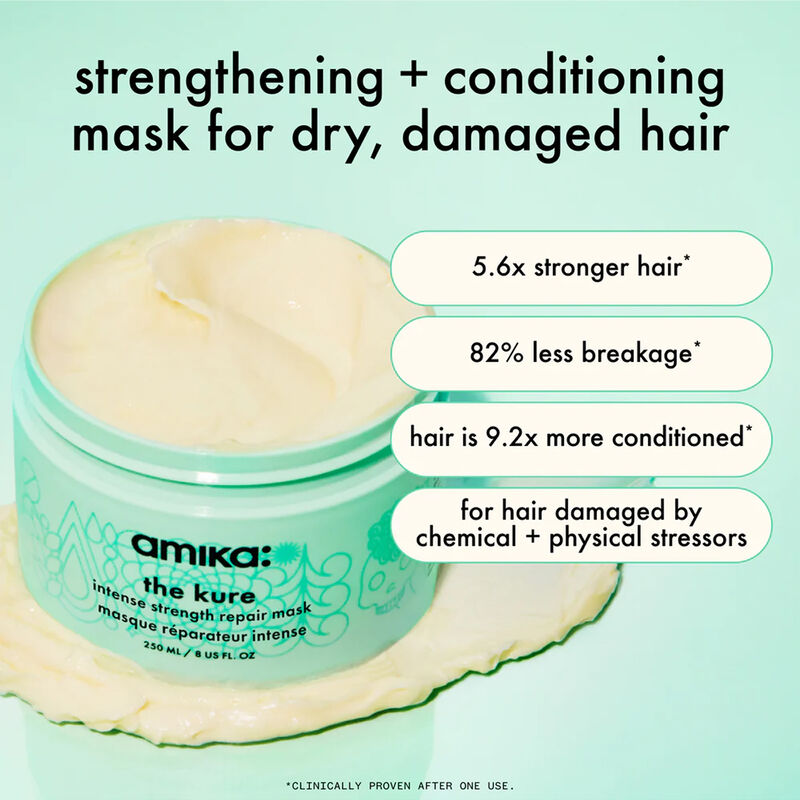 amika The Kure Intense Bond Repair Hair Mask image number 3