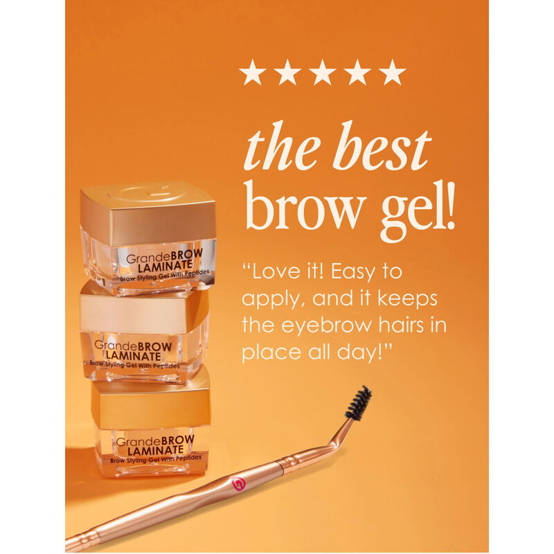 Grande Cosmetics GrandeBROW-LAMINATE Brow Styling Gel with Peptides image number 5