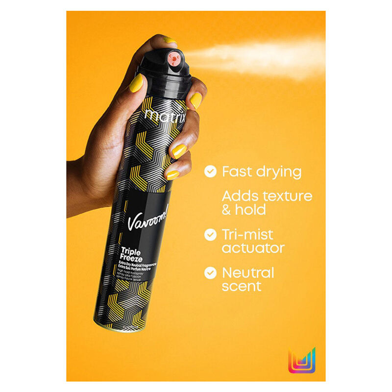Matrix Vavoom Triple Freeze Extra Dry Neutral Fragrance Hairspray image number 1