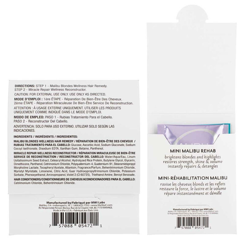 Malibu C Mini Malibu Rehab Blondes Kit image number 3