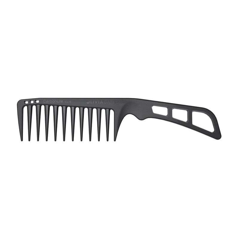 Olivia Garden Wide Tooth With Handle CarbonLite Comb image number 0
