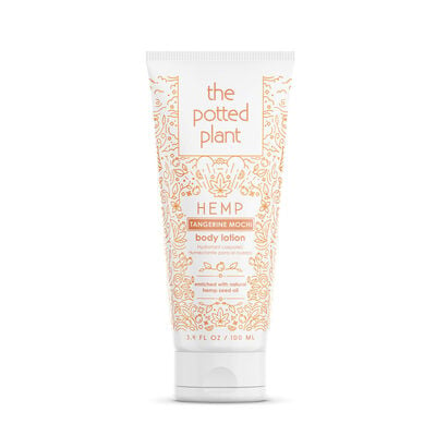 The Potted Plant Tangerine Mochi Hemp-Enriched Body Lotion Travel Size