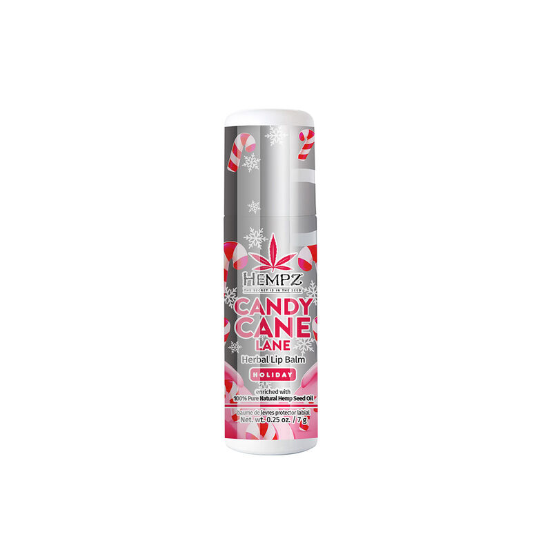 Hempz Limited Edition Candy Cane Lane Herbal Lip Balm image number 0
