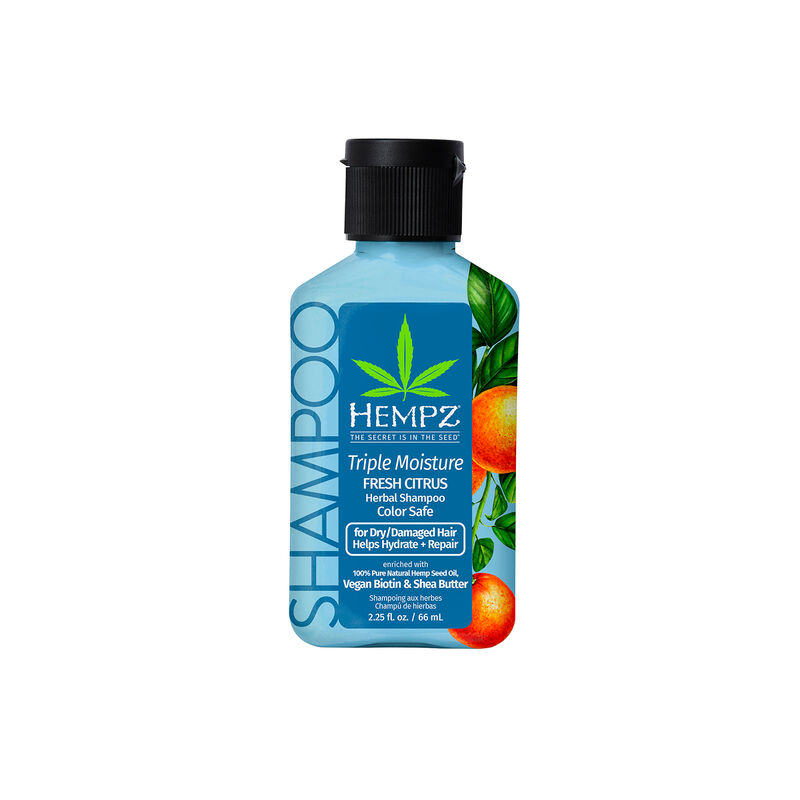 Hempz Mini Triple Moisture Fresh Citrus Herbal Shampoo image number 0