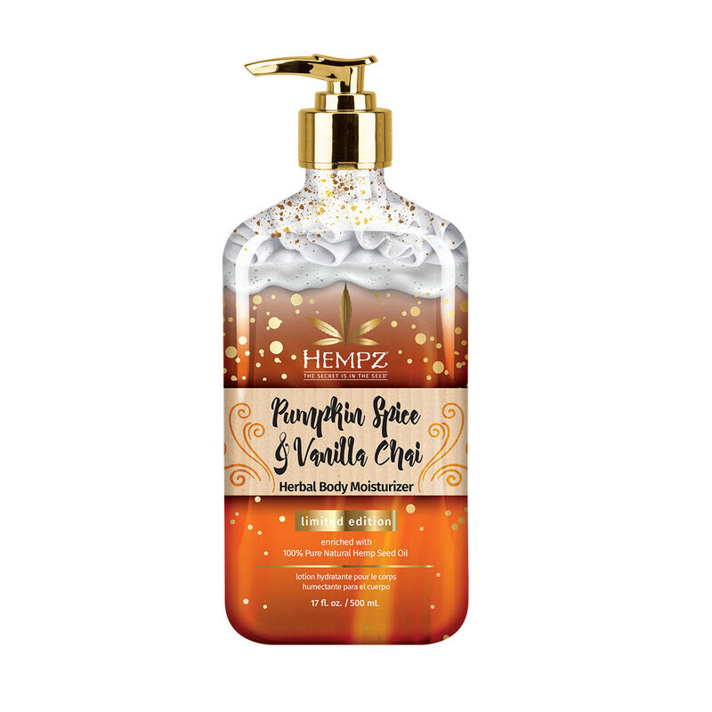 Hempz Limited Edition Pumpkin Spice & Vanilla Chai Herbal Body Moisturizer image number 0