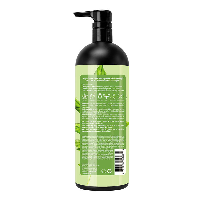 Hempz Tea Tree & Chamomile Herbal Shampoo image number 1