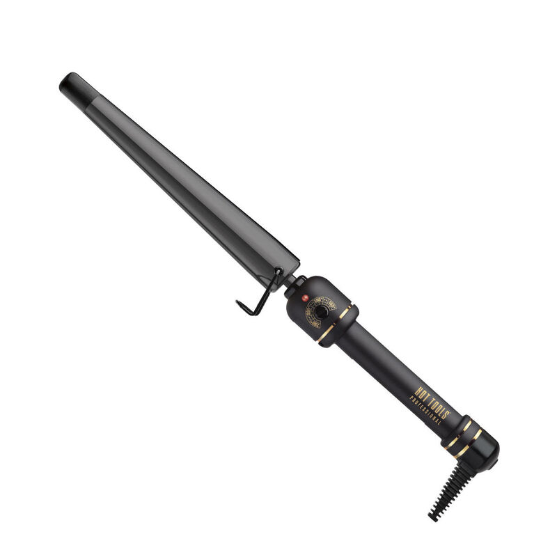 Hot Tools 3/4 - 1 1/4" Black Gold XL Tapered Curling Wand image number 0