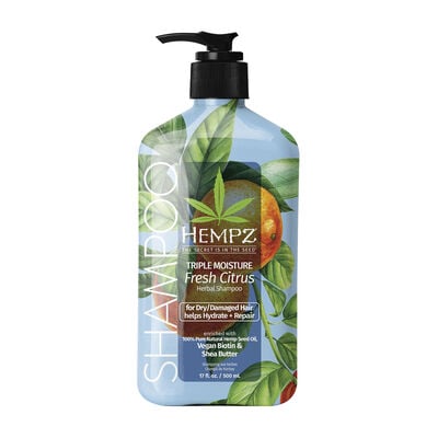 Hempz Triple Moisture Fresh Citrus Herbal Shampoo