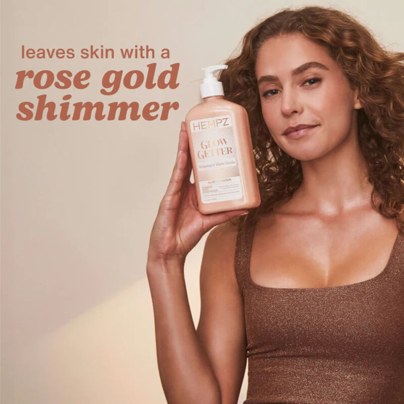 Hempz Glow Getter Herbal Body Moisturizer with Shimmer image number 4