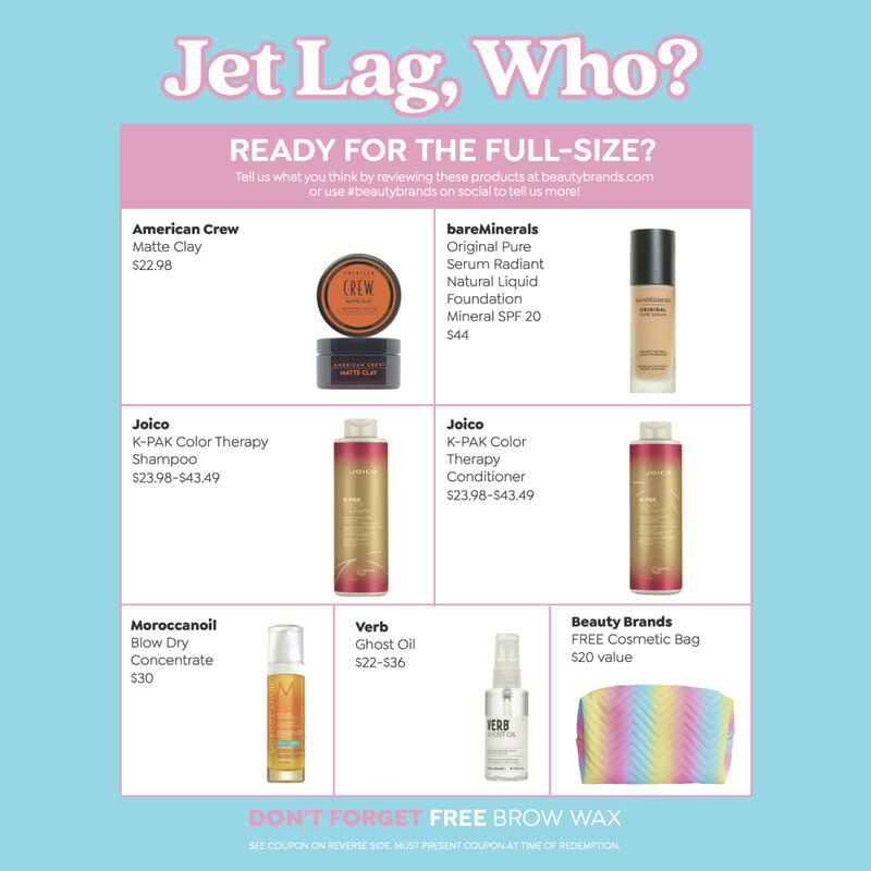 Beauty Brands Jet Lag, Who? Travel Essentials Discovery Bag image number 2