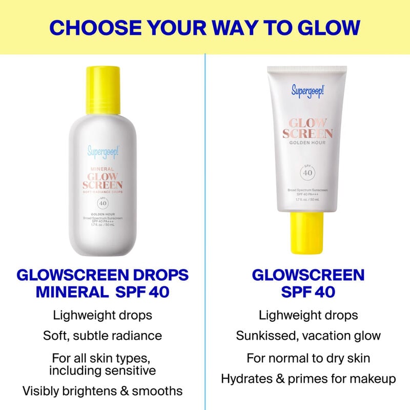 Supergoop! Mineral Glowscreen Soft-Radiance Drops SPF 40 image number 5