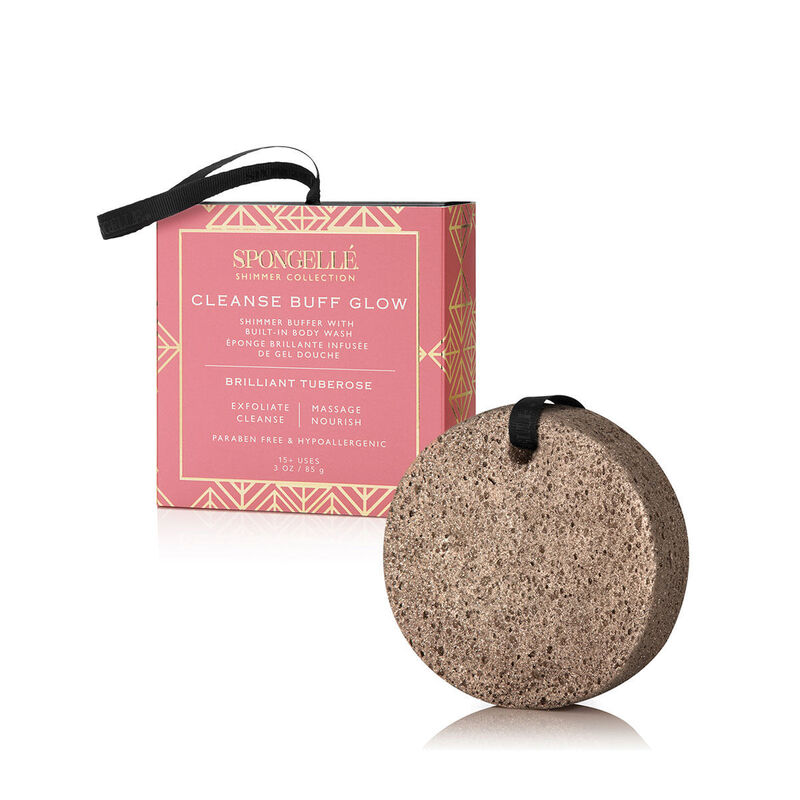 Spongelle Cleanse, Buff, Glow Shimmer Buffer - Brilliant Tuberose image number 0