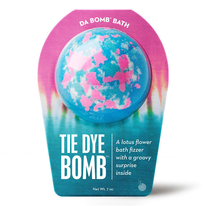 Da Bomb Bath Tie Dye Blue Bath Bomb image number 0