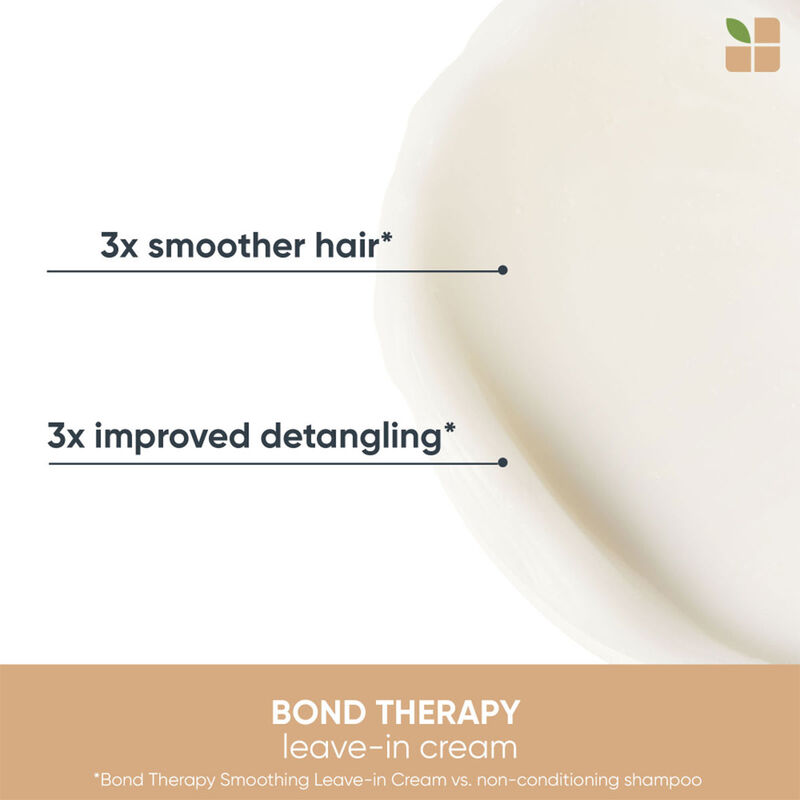 Biolage Bond Therapy Smoothing Leave-In Cream for Overprocessed, Damaged Hair image number 6