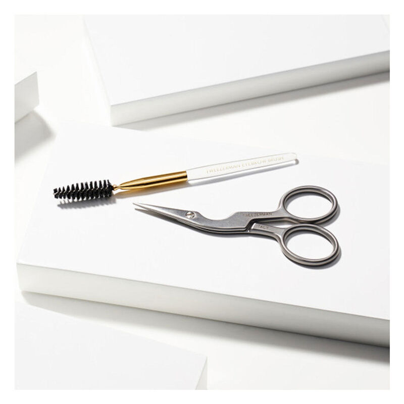 Tweezerman Brow Shaping Scissors & Brush image number 2