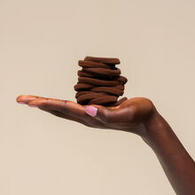 Kitsch Seamless Hair Elastic Chocolate 20pc