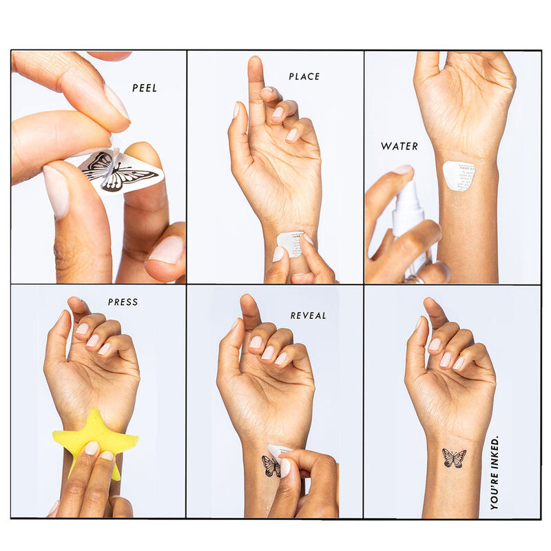 INKED by Dani Geometric Temporary Tattoos Pack image number 6