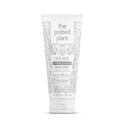 The Potted Plant Herbal Blossom Hemp-Enriched Body Lotion Travel Size