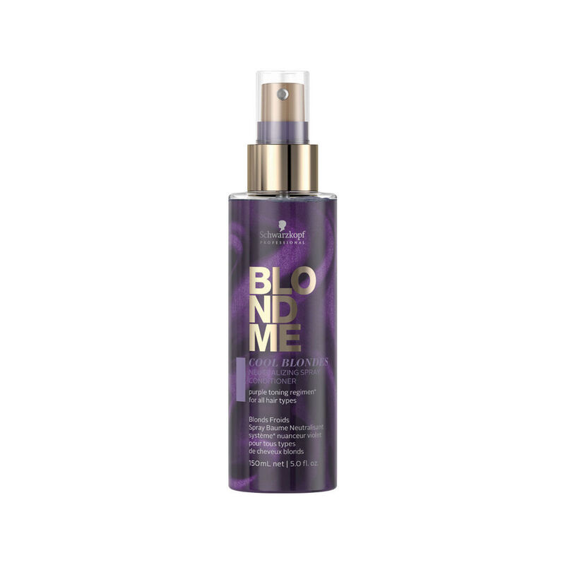 Schwarzkopf BLONDME Cool Blondes Neutralizing Spray Conditioner image number 0