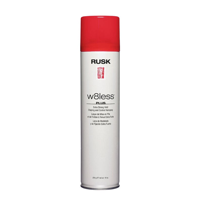 RUSK Designer Collection W8less Plus Extra Strong Hold Shaping and Control Hairspray image number 0