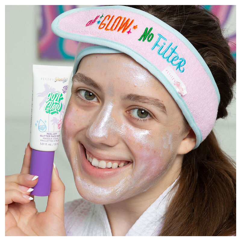 Petite 'n Pretty 9021-Glow! Peel-Off Glitter Face Mask image number 2