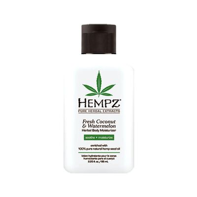 Hempz Fresh Coconut and Watermelon Herbal Moisturizer Travel Size