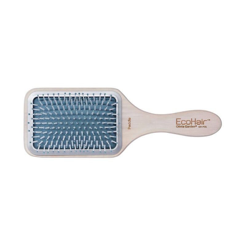 Olivia Garden EcoHair Rectangle Paddle Brush image number 0