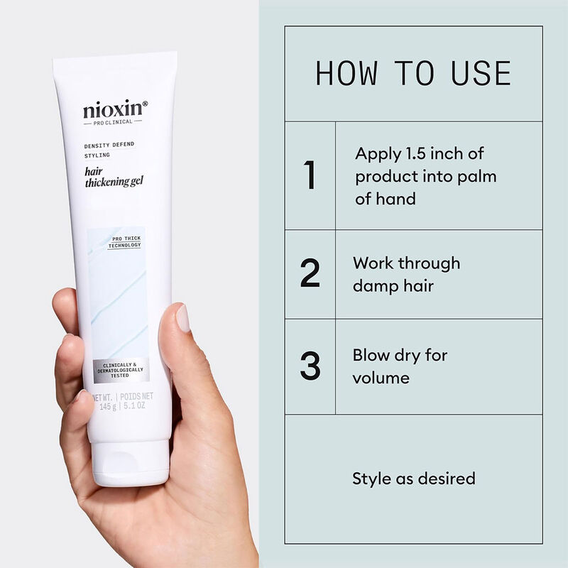 Nioxin 3D Styling Thickening Gel image number 4
