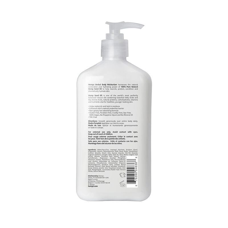 Hempz Fresh Fusions Pink Citron & Mimosa Flower Energizing Herbal Body Moisturizer image number 1