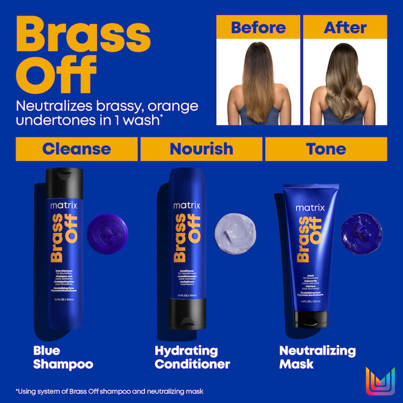 Matrix Total Results Brass Off All-in-One Toning Leave-in Spray image number 3