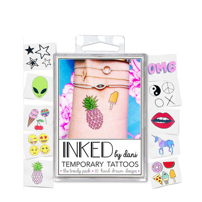 INKED by Dani Trendy Temporary Tattoo Pack